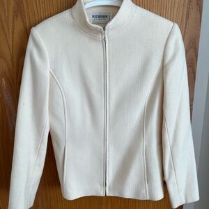 Box Review Collection Women's Cream Blazer